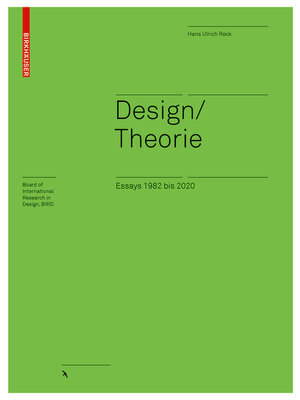 cover image of Design/Theorie
